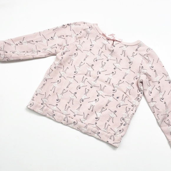 Amour ballerina dancer light pink girls sweater - Picture 2 of 3